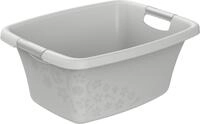 ROTHO W&auml;schewanne Rotho W&auml;schewanne Flowers 25 L k&uuml;hles grau