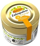 Birkengold Zahnpasta Zahnpulver - Orange Glas 30g