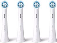 Braun Elektrische Zahnb&uuml;rste Braun Oral-B IO Gentle Care Wei&szlig; Ersatzb&uuml;rsten 4er