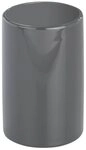 WENKO Zahnputzbecher Zahnputzbecher POLARIS, Grau, &Oslash; 7 cm