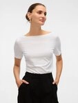 Vero Moda Kurzarmshirt VMPANDA MODAL S/S TOP NOOS