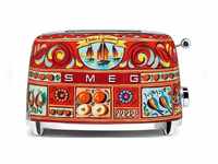 DOLCE & GABBANA Sicily is my Love Toaster TSF01DGEU Smeg, 2 kurze Schlitze, 950...