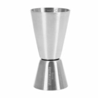 WESTMARK Barma&szlig; Jigger f&uuml;r Cocktails, 2 Ma&szlig;einheiten: 2/4 cl, Edelstahl