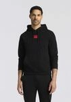 Kapuzensweatshirt HUGO "Daratschi", Herren, Gr. M, schwarz (schwarz001), Sweatware,