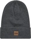 URBAN CLASSICS Beanie Urban Classics Unisex Synthetic Leatherpatch Long Beanie (1-St)