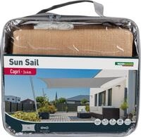 Windhager Sonnensegel Capri, Rechteckiges Segel zur Beschattung von Garten, Terrasse,