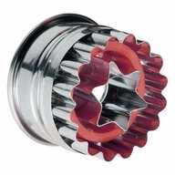 WESTMARK Ausstechform Linzer Keks-Ausstechform Stern, Mit Auswerfer, Weihnachten,
