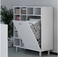 Vicco W&auml;scheschrank Fynn, Wei&szlig;, 78.4 x 91.6 cm (1-St)