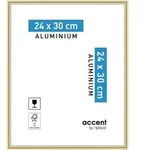 accent by nielsen Bilderrahmen Aluminium Bilderrahmen Accent, (1 St) 24 x 30 cm