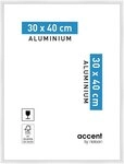 accent by nielsen Bilderrahmen Aluminium Bilderrahmen Accent, (1 St) 30 x 40 cm