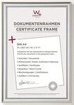 Walther Bilderrahmen Kunststoffrahmen Trendstyle KP130S 21x29,7cm silbe