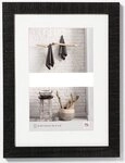 Walther Bilderrahmen Galerie HO215B Home 2x 10x15cm schwarz