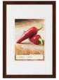 Walther Bilderrahmen Holzrahmen BP015N Peppers 10x15 nu&szlig;baum