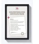 Walther Design Bilderrahmen Steel Style schwarz (21x29,7 cm DIN A4)
