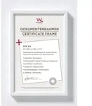 Walther Design Bilderrahmen Steel Style wei&szlig; (21x29,7 cm DIN A4)