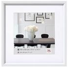 Walther Bilderrahmen Kunststoffrahmen Steel Style ES330W 30x30cm weiss