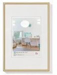 Walther Design Bilderrahmen Kunststoffrahmen New Lifestyle goldfarben 40x50