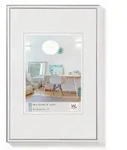 Walther Design Bilderrahmen Kunststoffrahmen New Lifestyle silberfarben 30x45