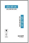 accent by nielsen Bilderrahmen Aluminium Bilderrahmen Accent, (1 St) grau 40 x 60 cm