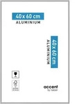 accent by nielsen Bilderrahmen Aluminium Bilderrahmen Accent, (1 St) silberfarben 40