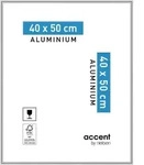 accent by nielsen Bilderrahmen Aluminium Bilderrahmen Accent, (1 St) silberfarben 40