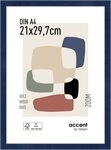 accent by nielsen Bilderrahmen Holz Bilderrahmen Zoom, (1 St) blau 21 x 29,7 cm (A4)
