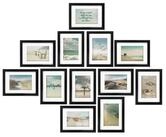 bomoe Bilderrahmen 12er Bilderrahmen Set Ocean, 13x18cm, Schwarz, Fotorahmen Collage