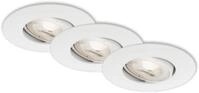 Briloner Leuchten LED Einbauleuchte 7048036 KULANA, LED fest integriert, Warmwei&szlig;,