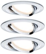Paulmann LED Einbauleuchte LED Einbauleuchte Coin Basisset schwenkbar rund 84mm...