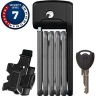 ABUS Faltschloss Bordo Lite 6055K/85 SH (mit Halterung)