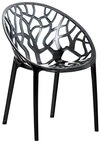 CLP Gartenstuhl Crystal, Outdoor, Kunststoff, stapelbar & wetterfest