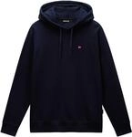 Hoodie NAPAPIJRI "BALIS", Herren, Gr. M, blau (blu marine), Obermaterial: 80%