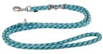 Wolters Hundeleine F&uuml;hrleine Everest reflektierend aqua/schwarz schwarz Ma&szlig;e:...