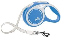 flexi Flexileine FLEXI Rollleine New COMFORT Gurt - 3m, bis 12kg Farbe: blau