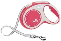 flexi Flexileine FLEXI Rollleine New COMFORT Gurt - 5m, bis 25kg Farbe: rot