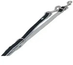 Nobby Hundeleine F&uuml;hrleine Mesh Preno grau grau Ma&szlig;e: 200 cm / 20/25 mm
