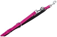 Nobby Hundeleine F&uuml;hrleine Soft Grip fuchsia/schwarz
