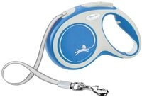 flexi Flexileine FLEXI Rollleine New COMFORT Gurt - 5m, bis 25kg Farbe: blau