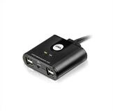 Aten US224 USB 2.0-Peripherieger&auml;te-Switch mit 2 Ports Computer-Adapter