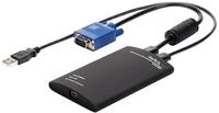 Startech.com - KVM-Switch - schwarz Audio-Adapter 3,5-mm-Klinke
