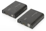Digitus HDMI KVM Extender via Ethernet - Set aus Sender & Empf&auml;nger DS-55202