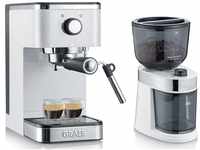 Graef Espressomaschine "Salita Set", inkl. Kaffeemühle CM 201 (ES401EUSET),...