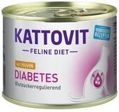 Kattovit Feline Diet Diabetes/Gewicht mit Huhn 185 g - 12 St&uuml;ck, f&uuml;r: Katze