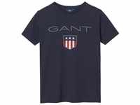 GANT Jungen T-Shirt mit GANT Wappen Print evening blue (905114-433)
