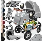 KESSER Kombi-Kinderwagen, 4in1 Loops Kinderwagen Komplettset auch als Buggy, Kinder