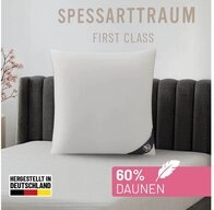 SPESSARTTRAUM Daunenkissen FIRST CLASS, F&uuml;llung: 60% Daunen, 40%Federn, Bezug: 100%