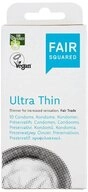 Fair Squared Kondome Ultra Thin Packung mit, 10 St., extra d&uuml;nne &Ouml;ko-Kondome,