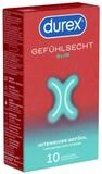 durex Kondome DUREX Gef&uuml;hlsecht Slim Kondome 52,5mm - 10 St&uuml;ck