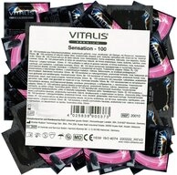 VITALIS Kondome PREMIUM Sensation (Kondome mit 3-in-1 Effekt) gro&szlig;e Packung mit, 100
