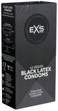 EXS Kondome Black Latex - Comfy Fit, schwarze Kondome Packung mit, 12 St.,
